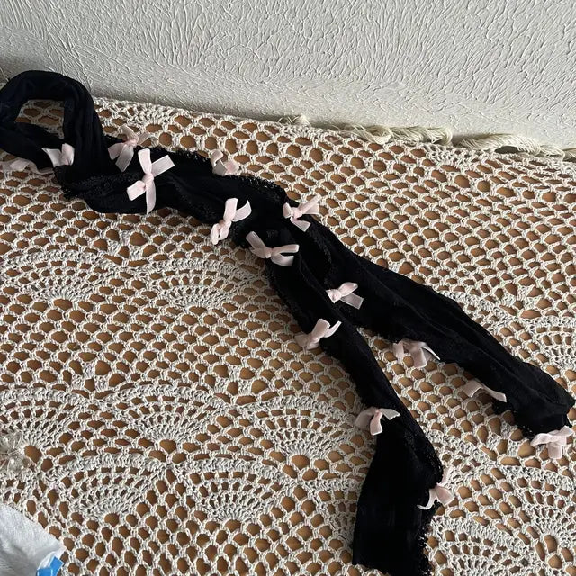 Lace Oversleeve Wraps Bowknot Fingerless Gloves Y2k Arm Warmers Women’s Lolita Accessories Lace Cuffs Party Glove With Bow 2025