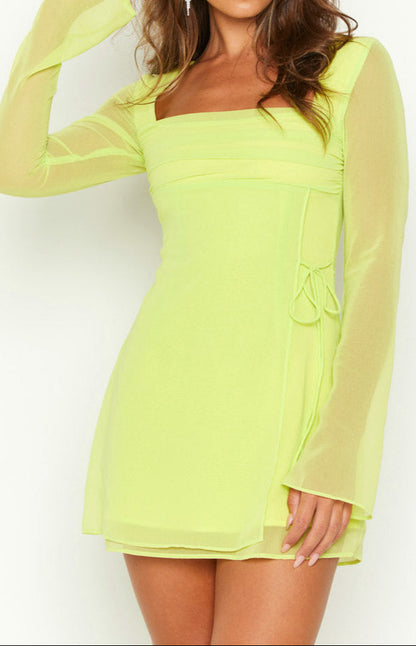 Genoveffa Long Sleeve Mini Dress