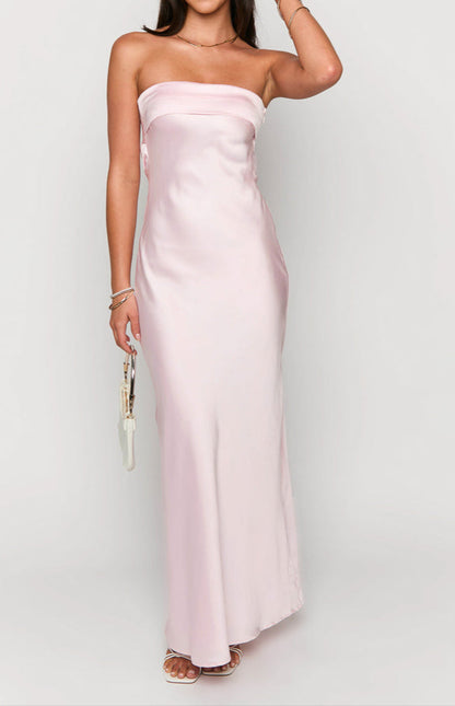Julieta Light Pink Maxi Dress