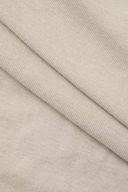 Makala Khaki Asymmetric Ruched Tank Top