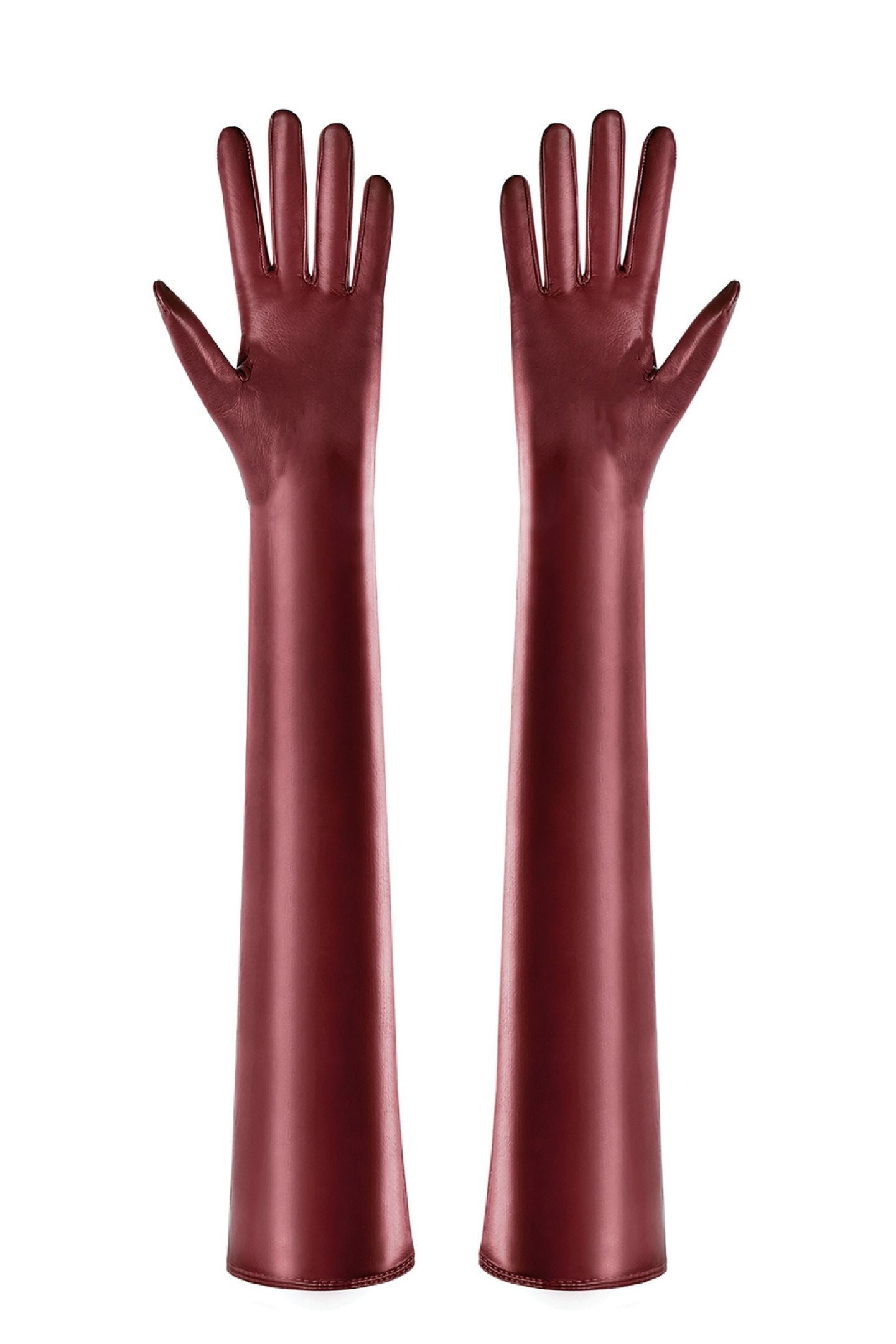 Denise Faux Leather Matching Gloves