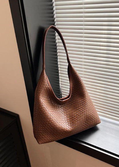 Woven Texture Hobo Shoulder Bag