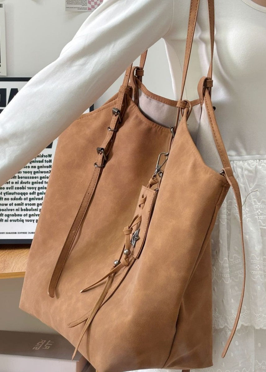 Minimalist Faux Leather Tote Bag