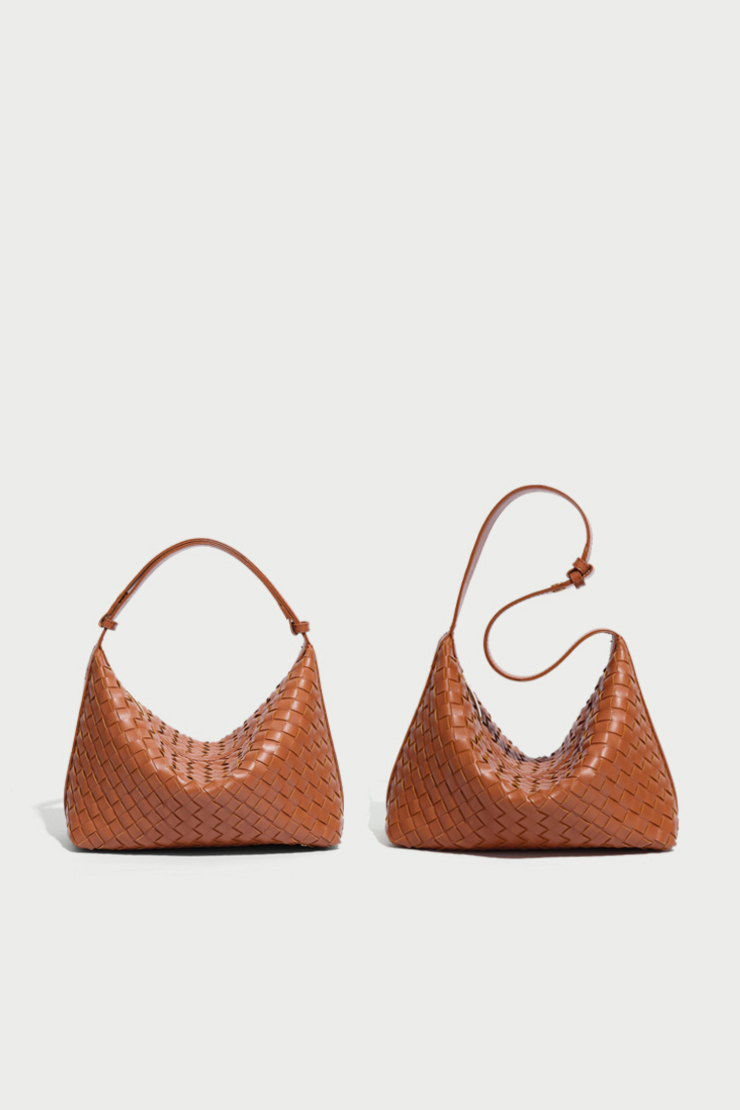 Weaved Leather Hobo Bag
