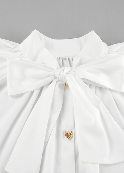 Opulent Grace - Bow Tie Blouse Dress