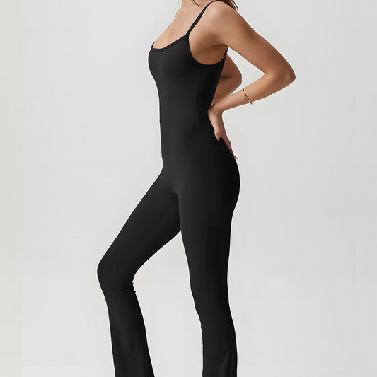 Ropa deportiva de entrenamiento, pantalones ajustados de cintura alta que levantan los glúteos, pantalones de yoga de pierna ancha, pantalones de herradura para mujer