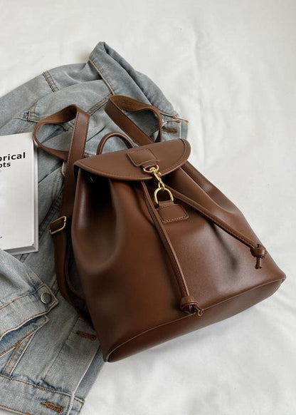 Chic PU Leather Backpack