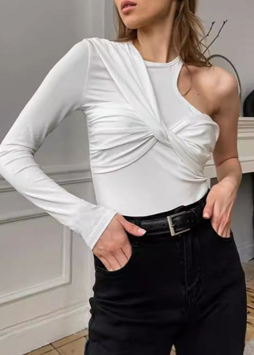 Bold Twist - Asymmetrical One-Sleeve Top