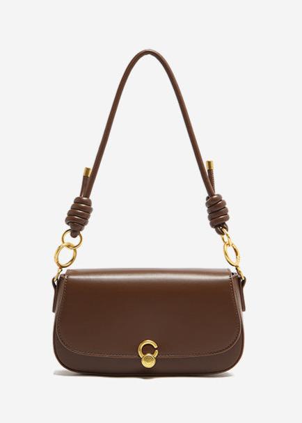 Classic Knot Handle Shoulder Bag
