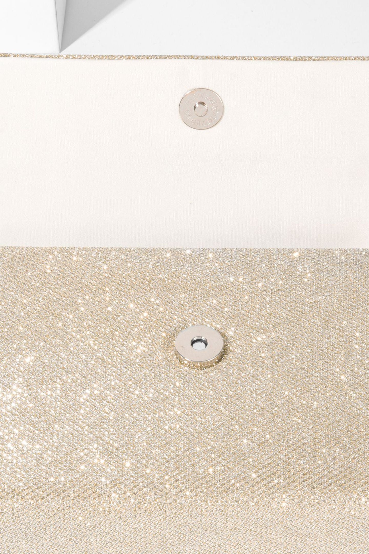 Metallic Shine Diamante Handle Bag