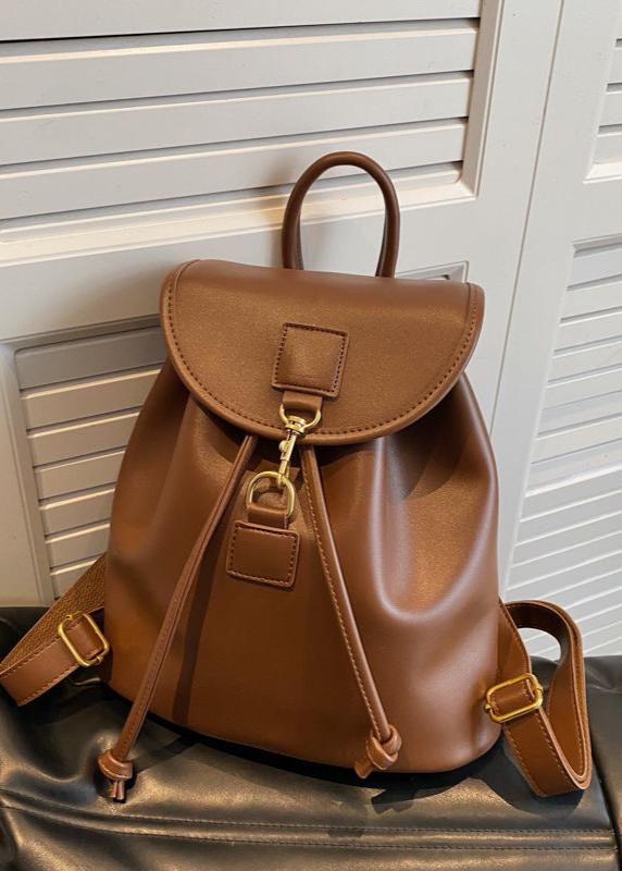 Chic PU Leather Backpack
