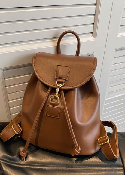 Chic PU Leather Backpack