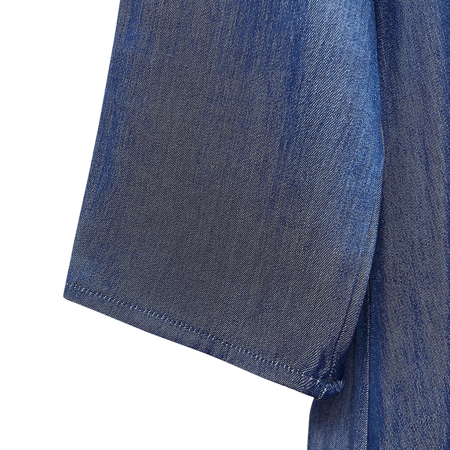 Vestido camisero de manga larga para mujer Vestido maxi