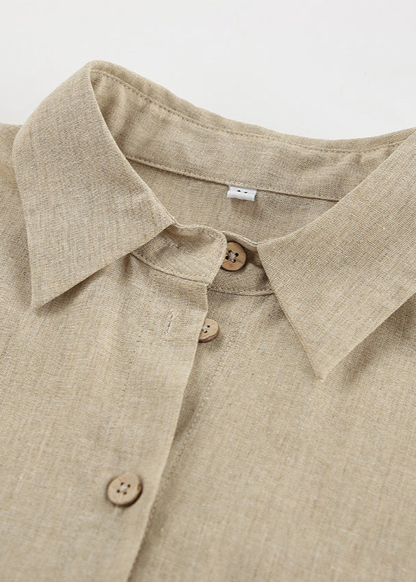 Mara - Linen Blend Two-Piece Set