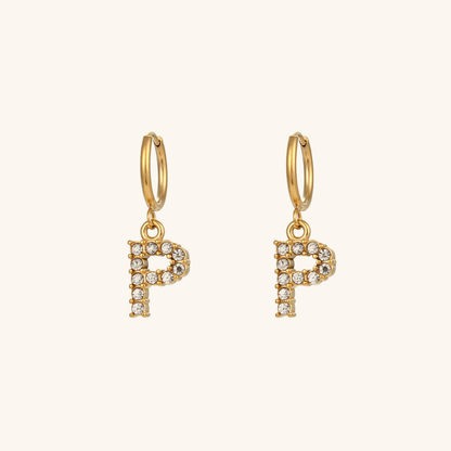 Aimee Initial Earrings