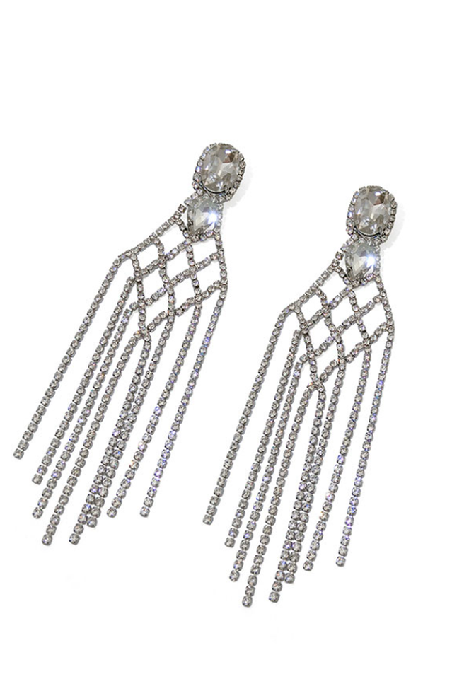 Diamante Drop Earrings