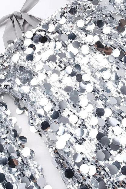 Slim Fit Mini Dress with Square Neck and Long Sleeves