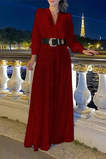 Nontium Sequins Maxi Dress