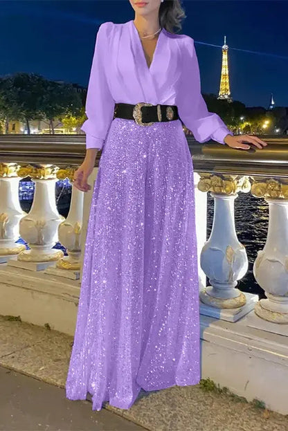 Nontium Sequins Maxi Dress