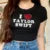 New printed T-shirt, fashionable casual short sleeved top, Y2K summer sexy electronic girl T-shirt, women’s clothing