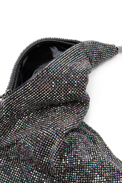 Rhinestone Embellished Tote Bag