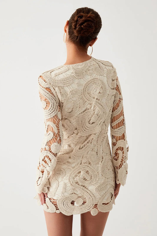 Sasha Cut Out Long Sleeve Mini Dress