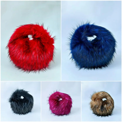 Bolso de mano estilo gótico punk de piel sintética de mapache con diseño de media luna, estilo Y2K, para mujer, estilo chic, estilo años 2000