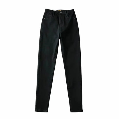 High High Waisted Jeans For Women Silm Fit Sexy Cotton Jean Ladies Street Elegant Temperament Casual Denim Pant Female