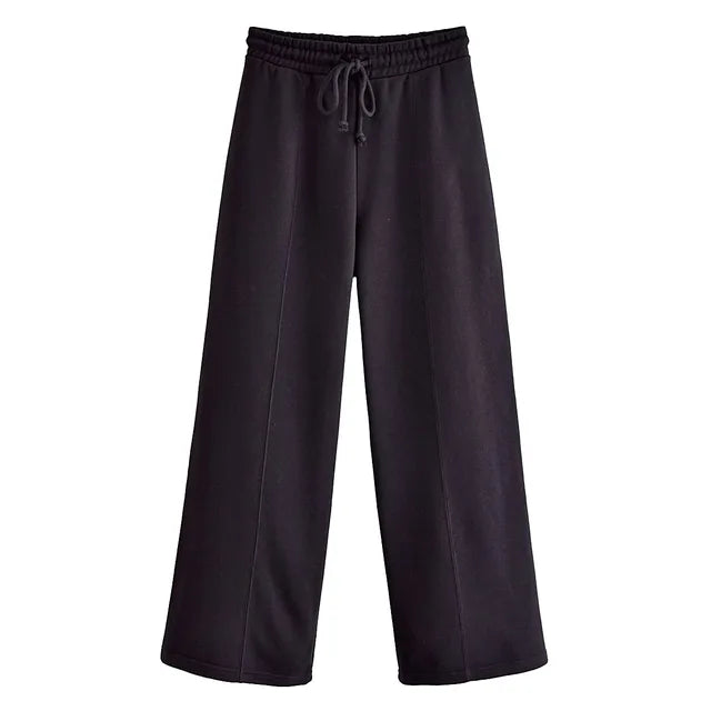 Conjuntos de pantalón con cordones para mujer, cárdigan informal holgado con cuello en V, pantalones deportivos de otoño e invierno de 2025, conjuntos de 2 piezas para mujer.