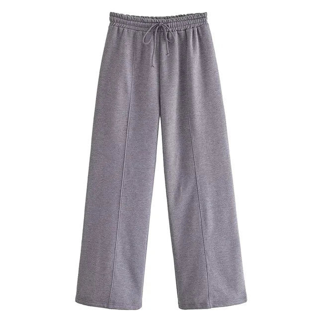 Conjuntos de pantalón con cordones para mujer, cárdigan informal holgado con cuello en V, pantalones deportivos de otoño e invierno de 2025, conjuntos de 2 piezas para mujer.