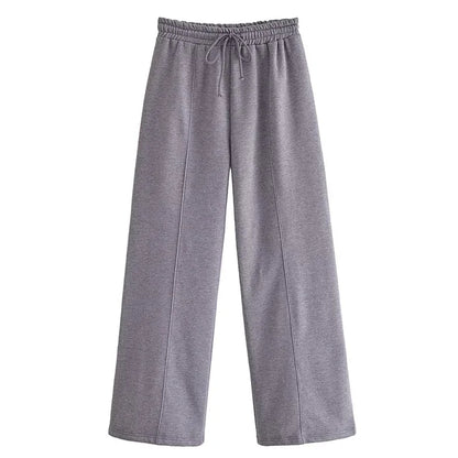 Conjuntos de pantalón con cordones para mujer, cárdigan informal holgado con cuello en V, pantalones deportivos de otoño e invierno de 2025, conjuntos de 2 piezas para mujer.