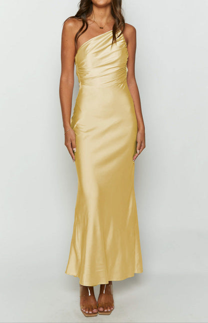 Bambi Yellow Formal Maxi Dress