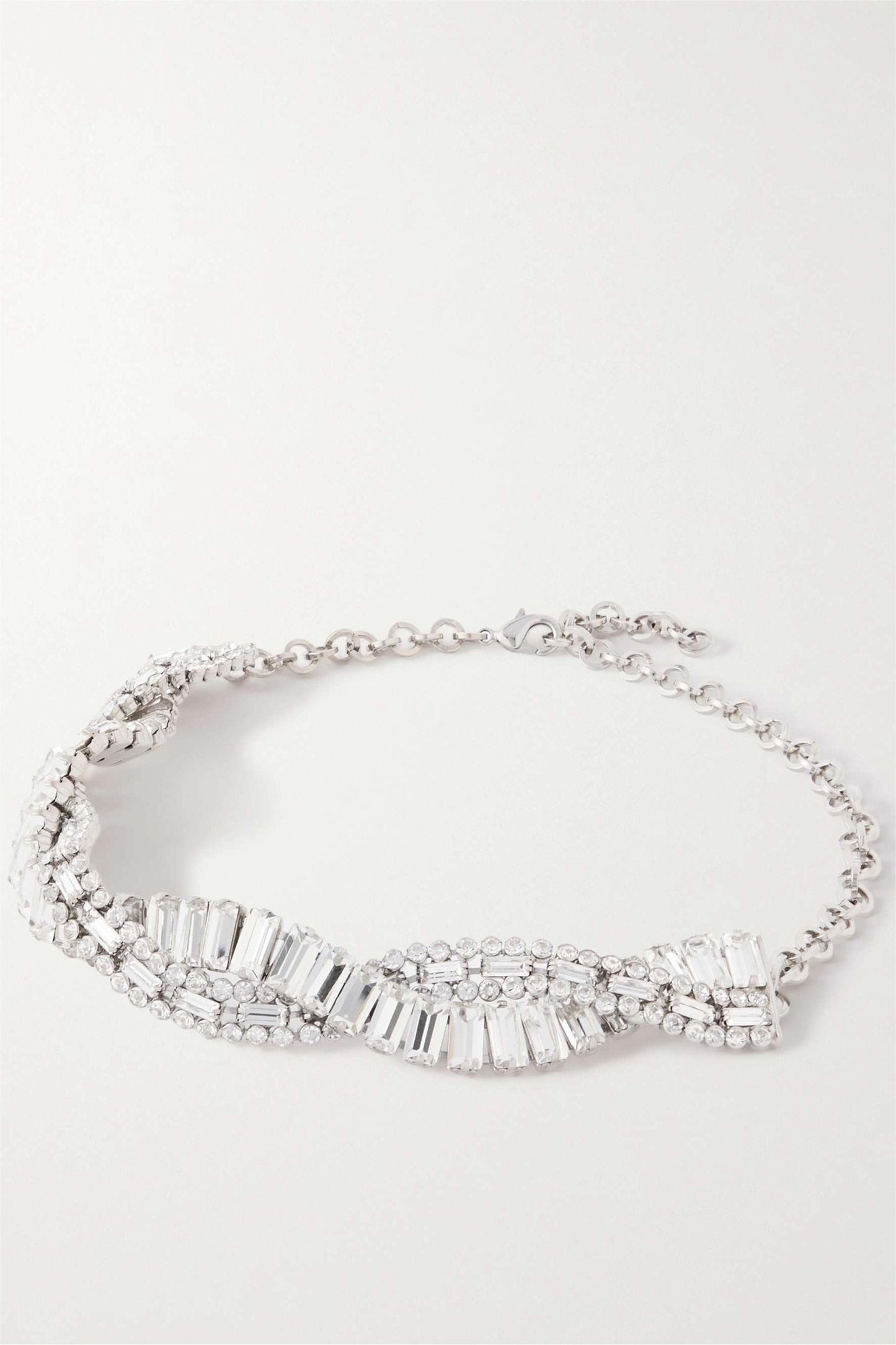 Collar envolvente con diamantes de imitación 