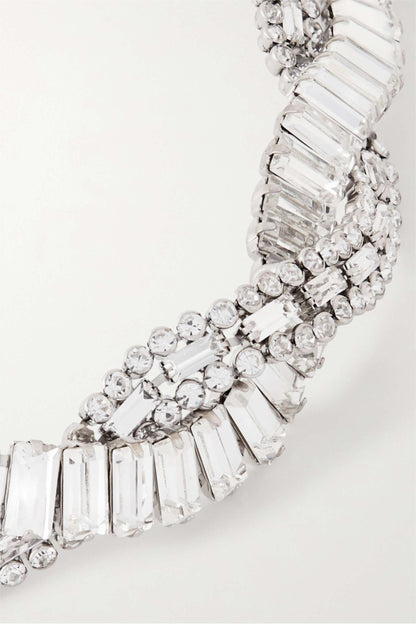 Collar envolvente con diamantes de imitación 