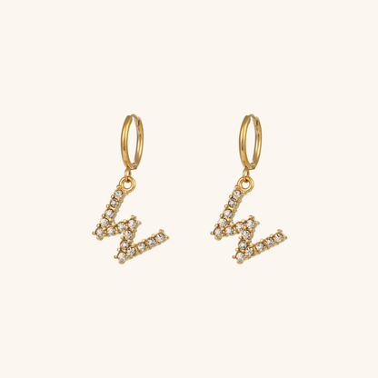 Aimee Initial Earrings