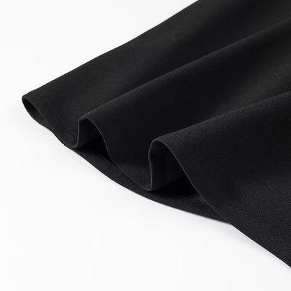 Evie A-Line Dress with Spliced Collar