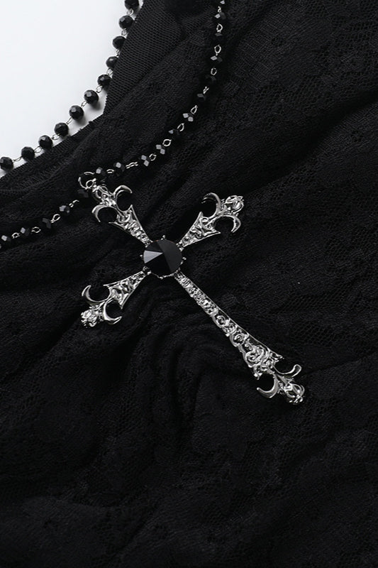 Sexy Gothic Detachable Strap Corset