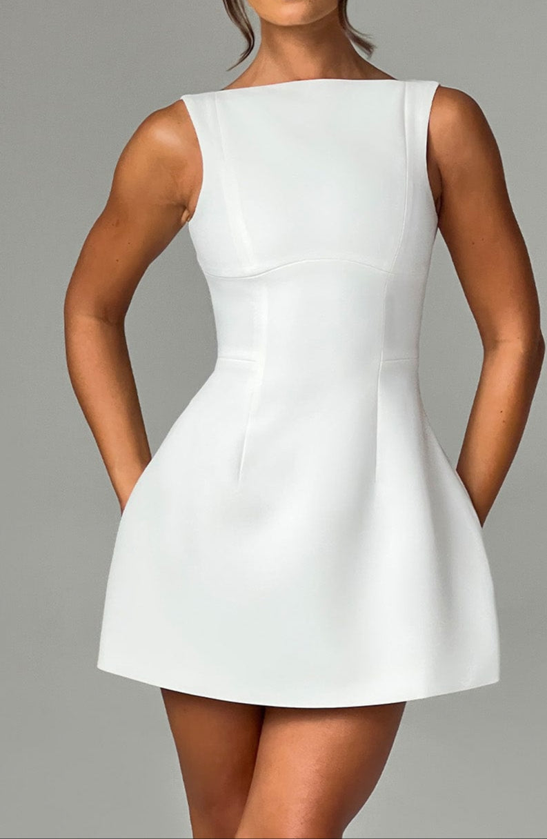 Valentina Mini Dress - Ivory
