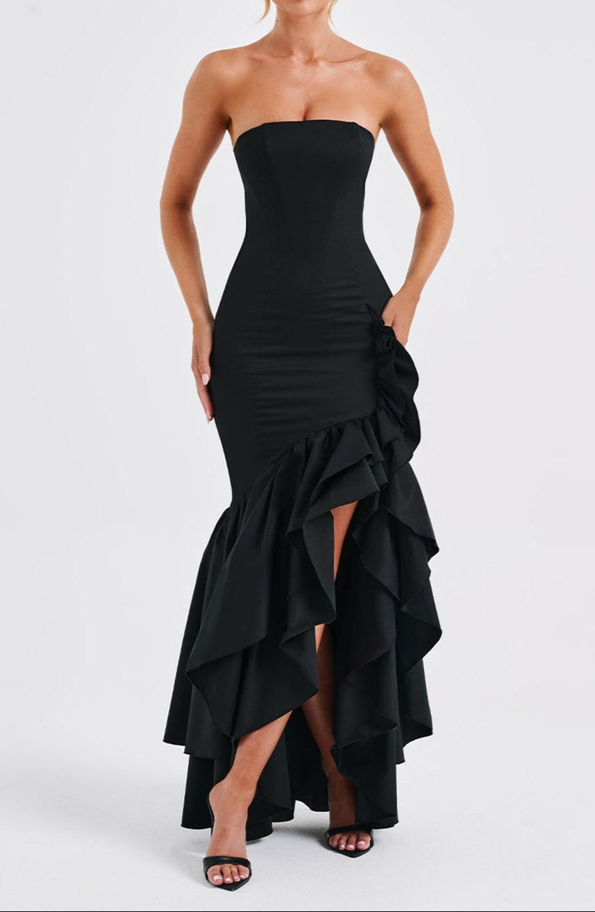 Rebeca Maxi Dress-Black