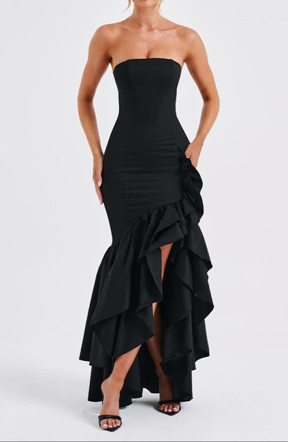 Rebeca Maxi Dress-Black