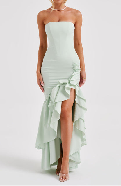 Ricciarda Maxi Dress - Sage