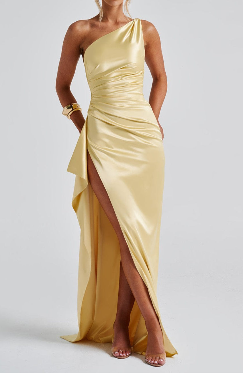 Sinthia Maxi Dress - Lemon