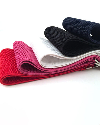 Elastic Round Buckle Belt