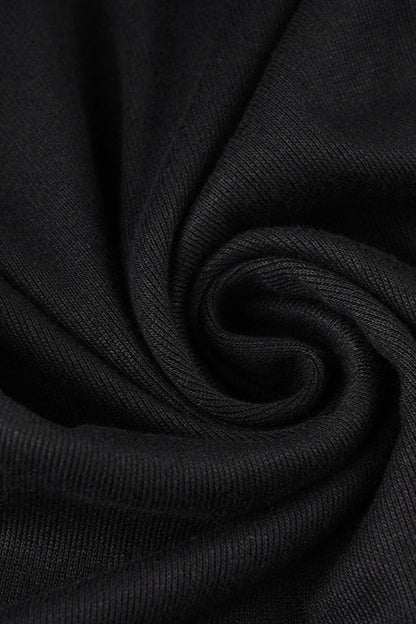 Fashionable Ruffle Hem Split Bodycon Maxi Dress