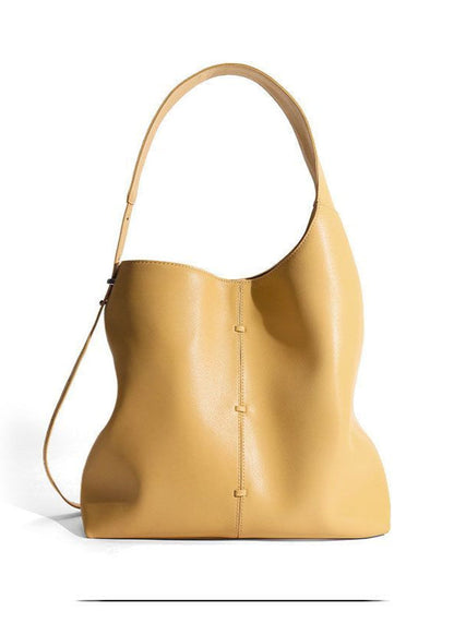 Celestia - Soft Leather Shoulder Tote Bag