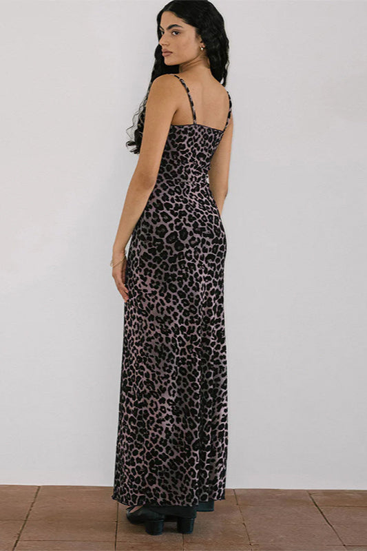 Square Neck Slim Fit Cami Maxi Dress