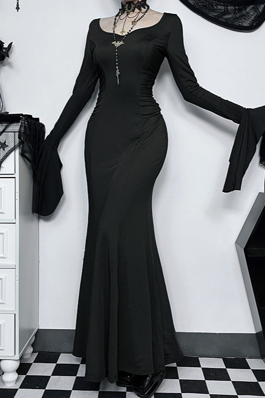 Elegant Mermaid Gothic Dress