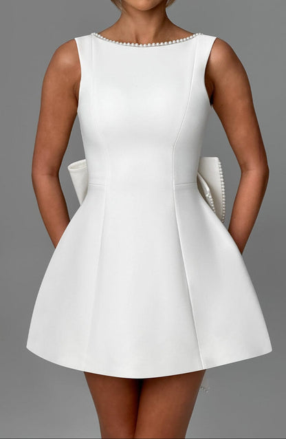Valentina Mini Dress - Ivory