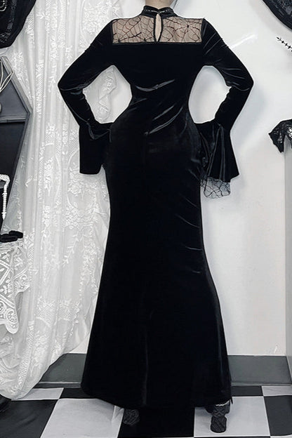 Spider Lace Gothic Dress