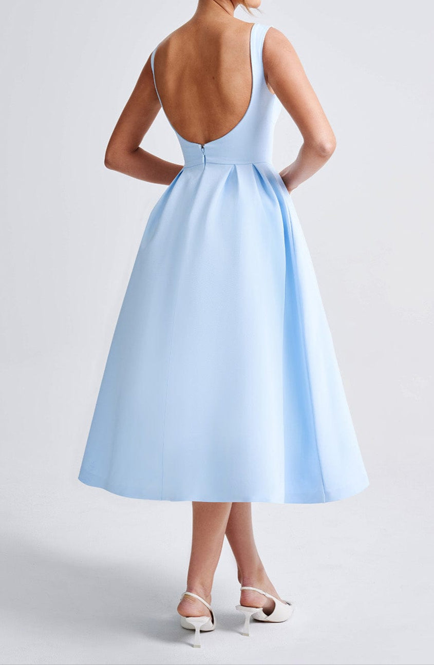 Marisa Midi Dress - Blue